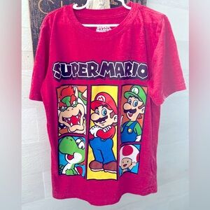Nintendo Red Super Mario Short Sleeve Tee